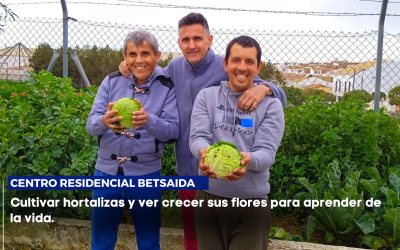 El Huerto Terapéutico del Complejo Residencial Betsaida celebra la cosecha de sus frutos