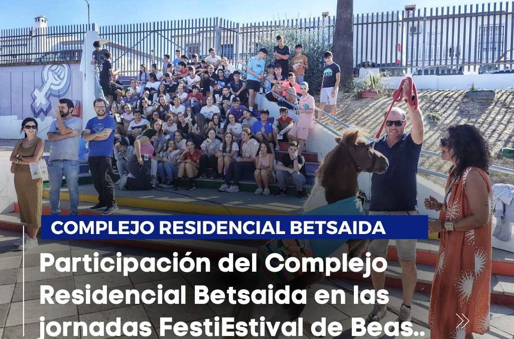 El Complejo Residencial Betsaida promueve la inclusión en FestiEstival de Beas