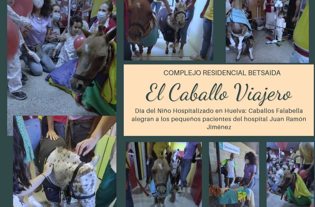 Día del Niño Hospitalizado en Huelva: Caballos Falabella alegran a los pequeños pacientes del hospital Juan Ramón Jiménez
