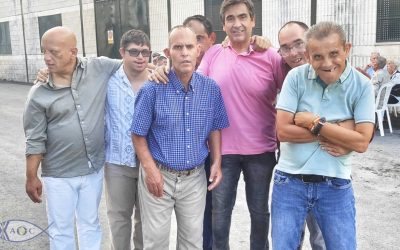 Los usuarios de la Residencia de Psicodeficientes Betsaida disfrutan de una jornada inolvidable en la Feria de San Lucas de Gibraleón